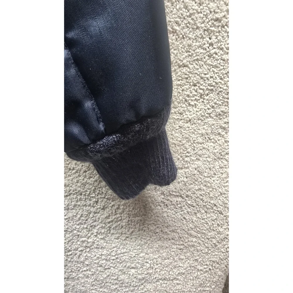 Vintage 70s 80s Holiday Inn Coat Walls Blizzard‎ Pruf Adult L USA Made Dark Blue